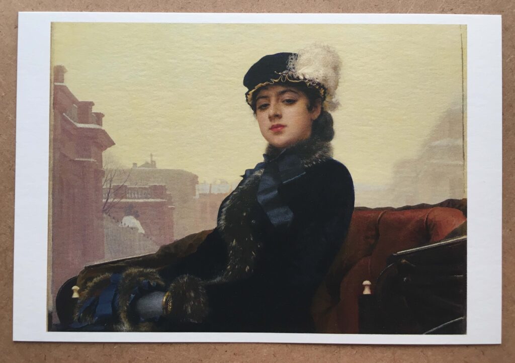 ロマンティック・ロシア展で購入した絵はがき