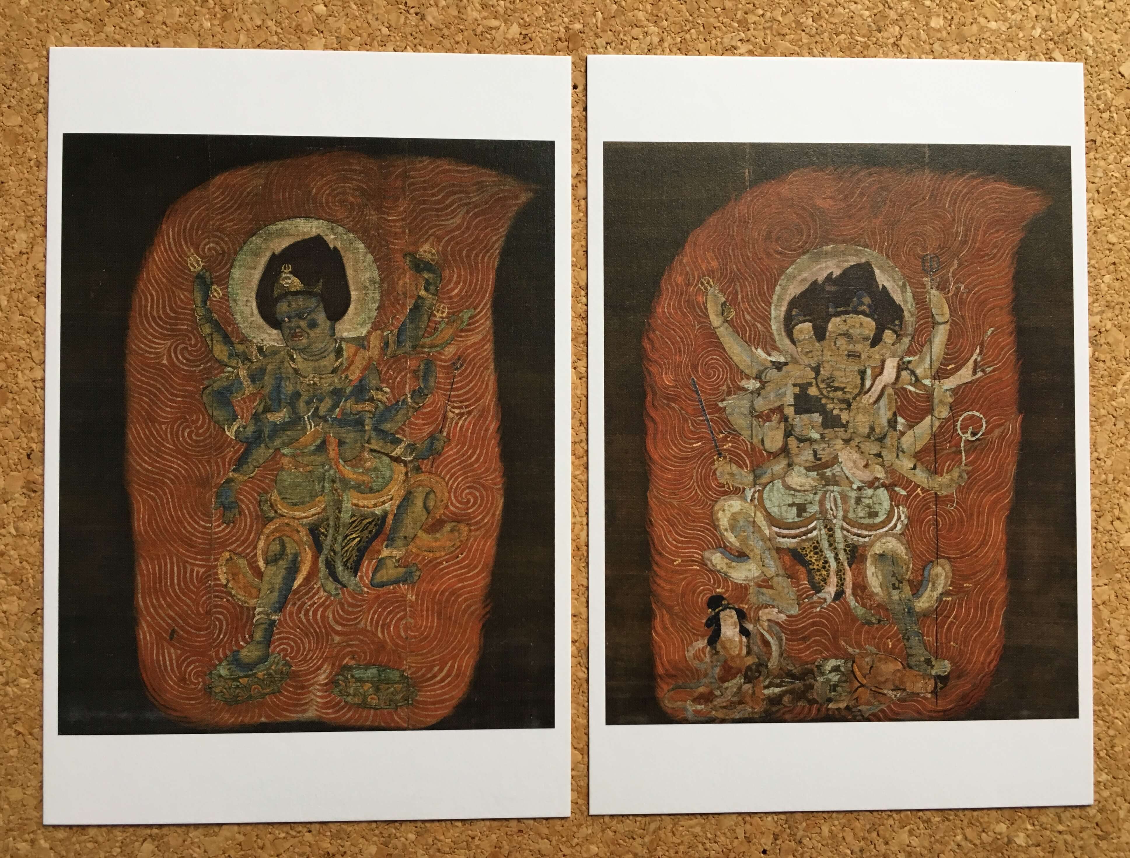 東寺展で購入した絵はがき