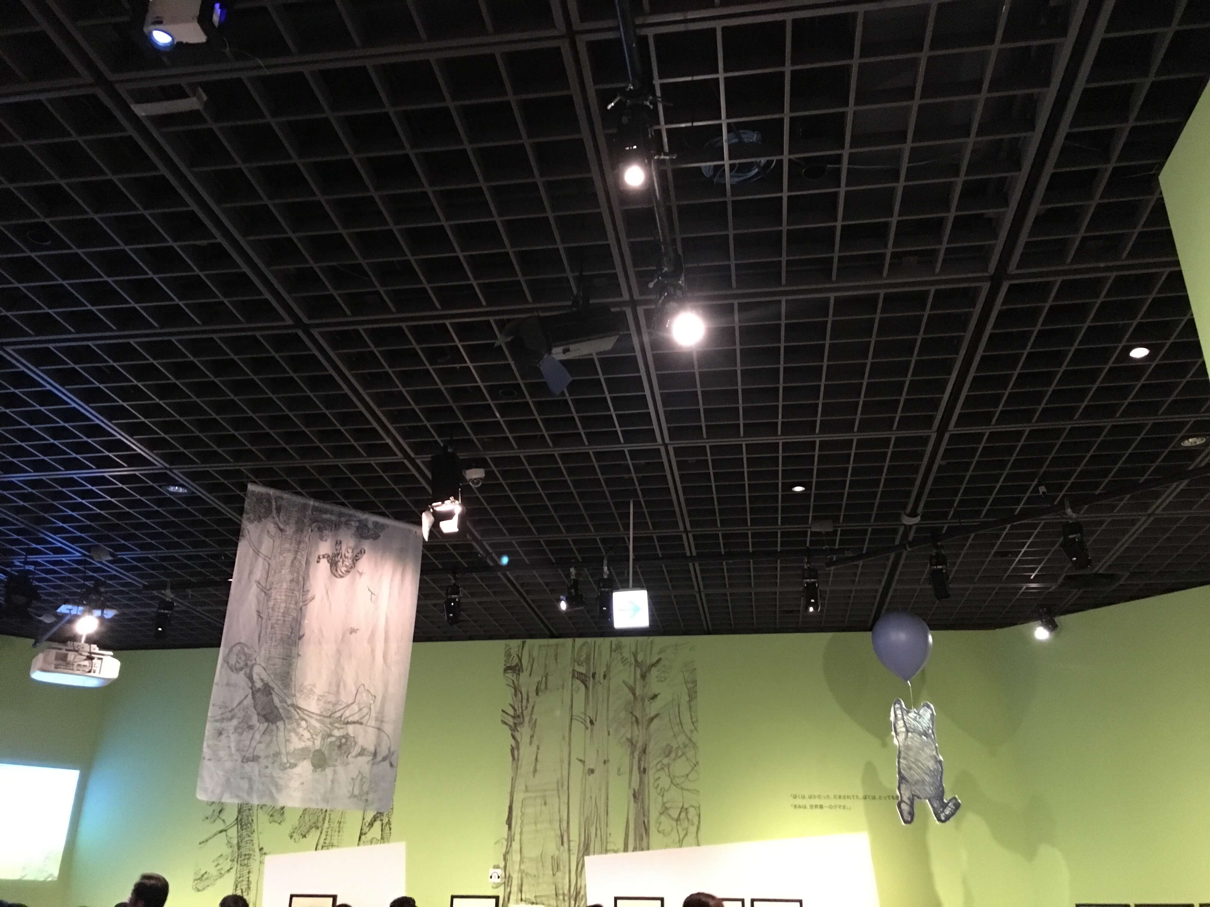 クマのプーさん展の会場内
