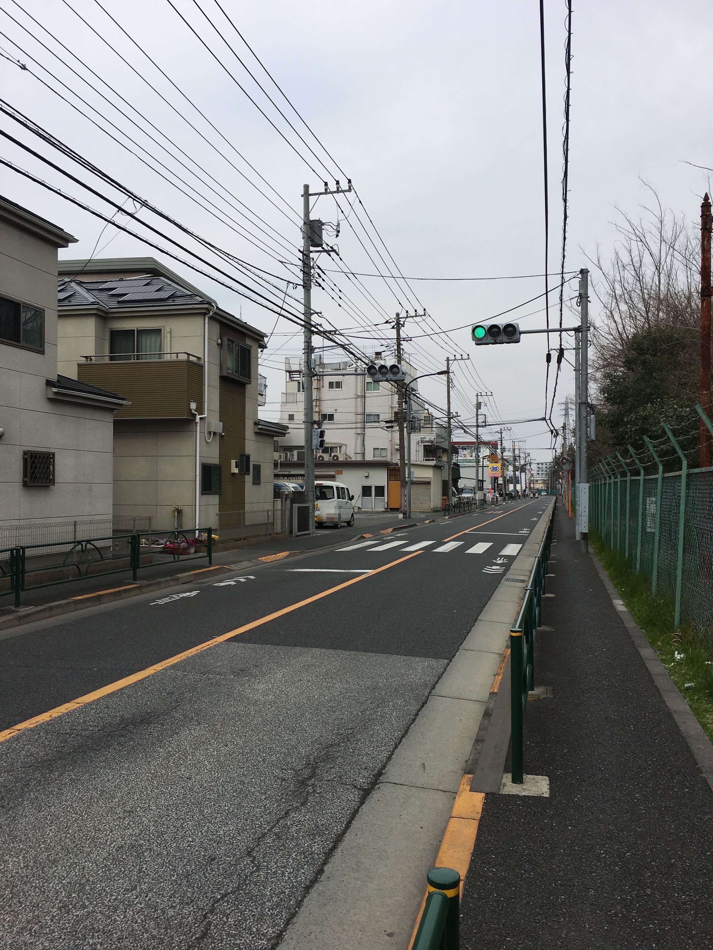 府中市美術館からの帰り道