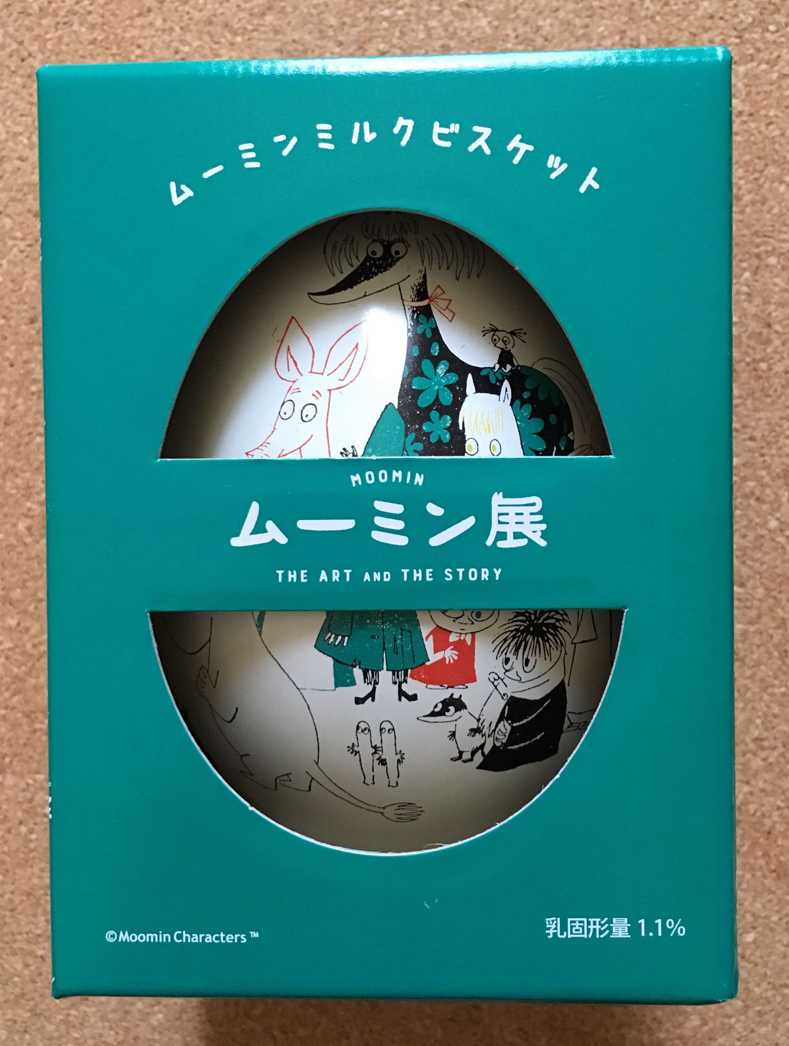 ムーミン展で購入したクッキー