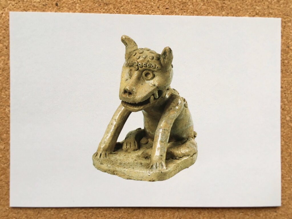 日本の素朴絵展で購入した絵はがき