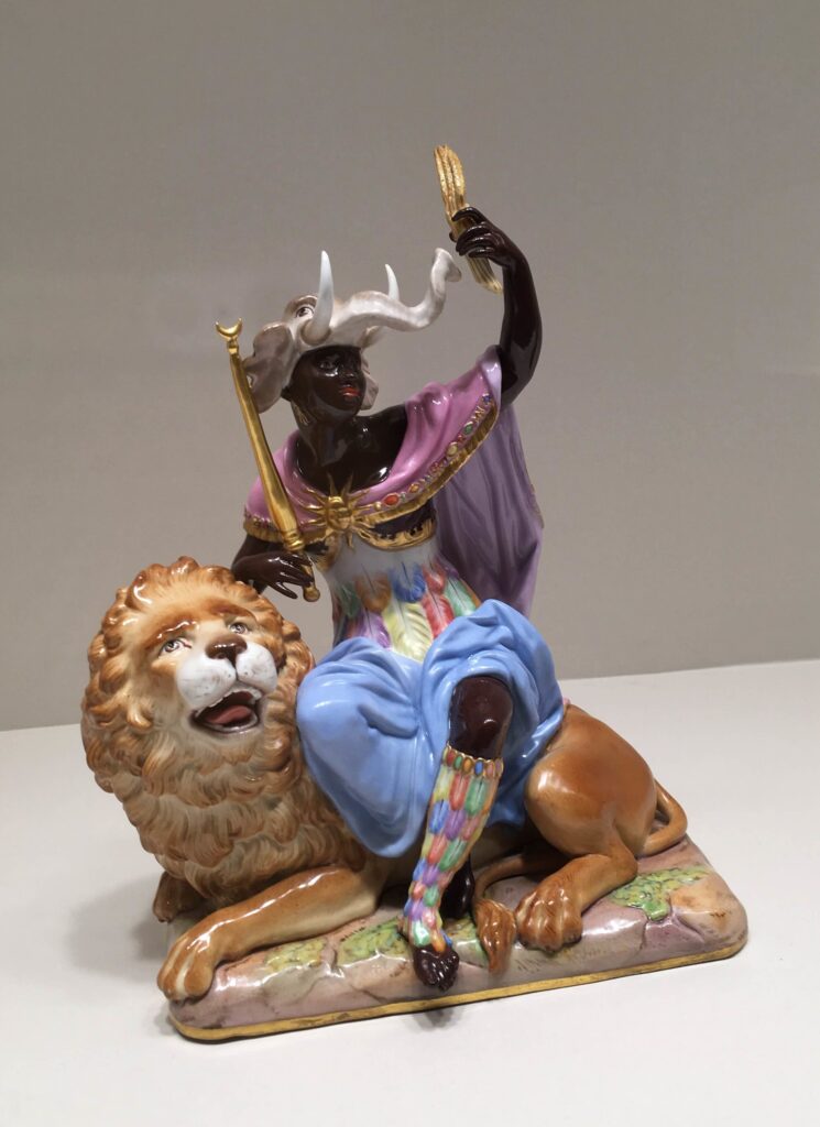 マイセン動物園展の展示