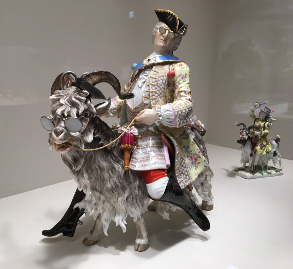 マイセン動物園展の展示
