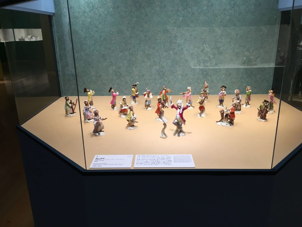 マイセン動物園展の展示
