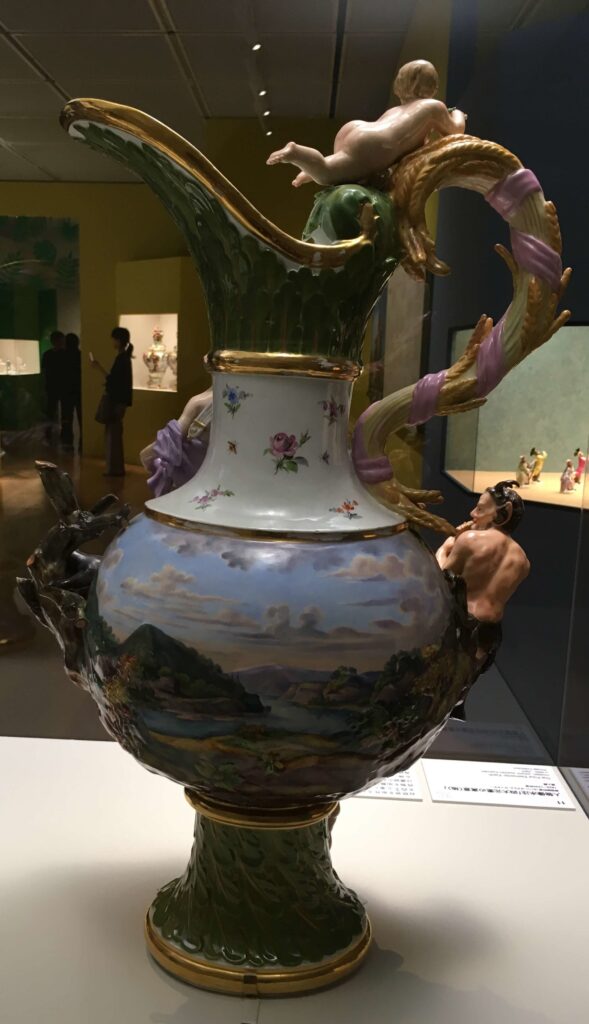 マイセン動物園展の展示