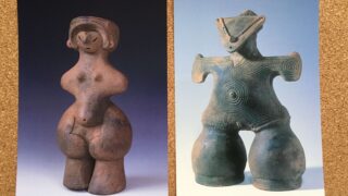 茅野市尖石縄文考古館の絵はがき