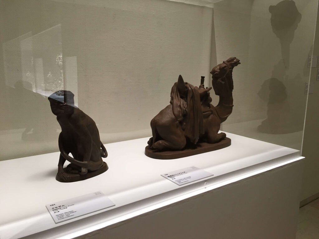 マイセン動物園展の展示風景