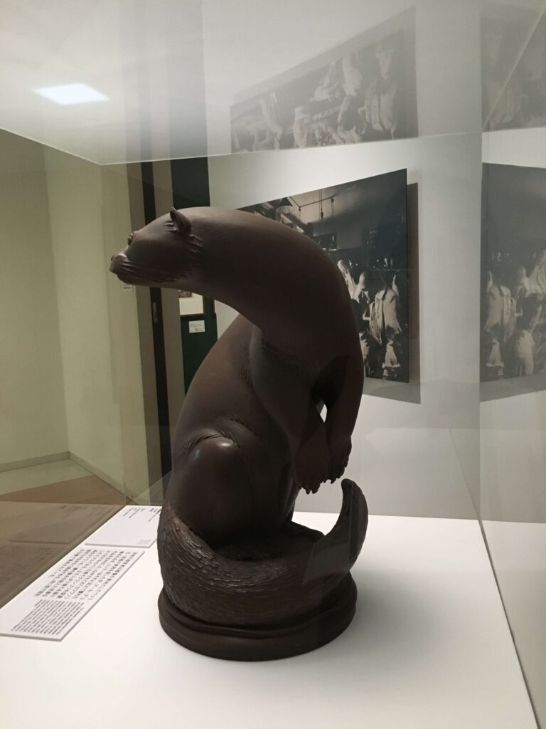 マイセン動物園展の展示風景