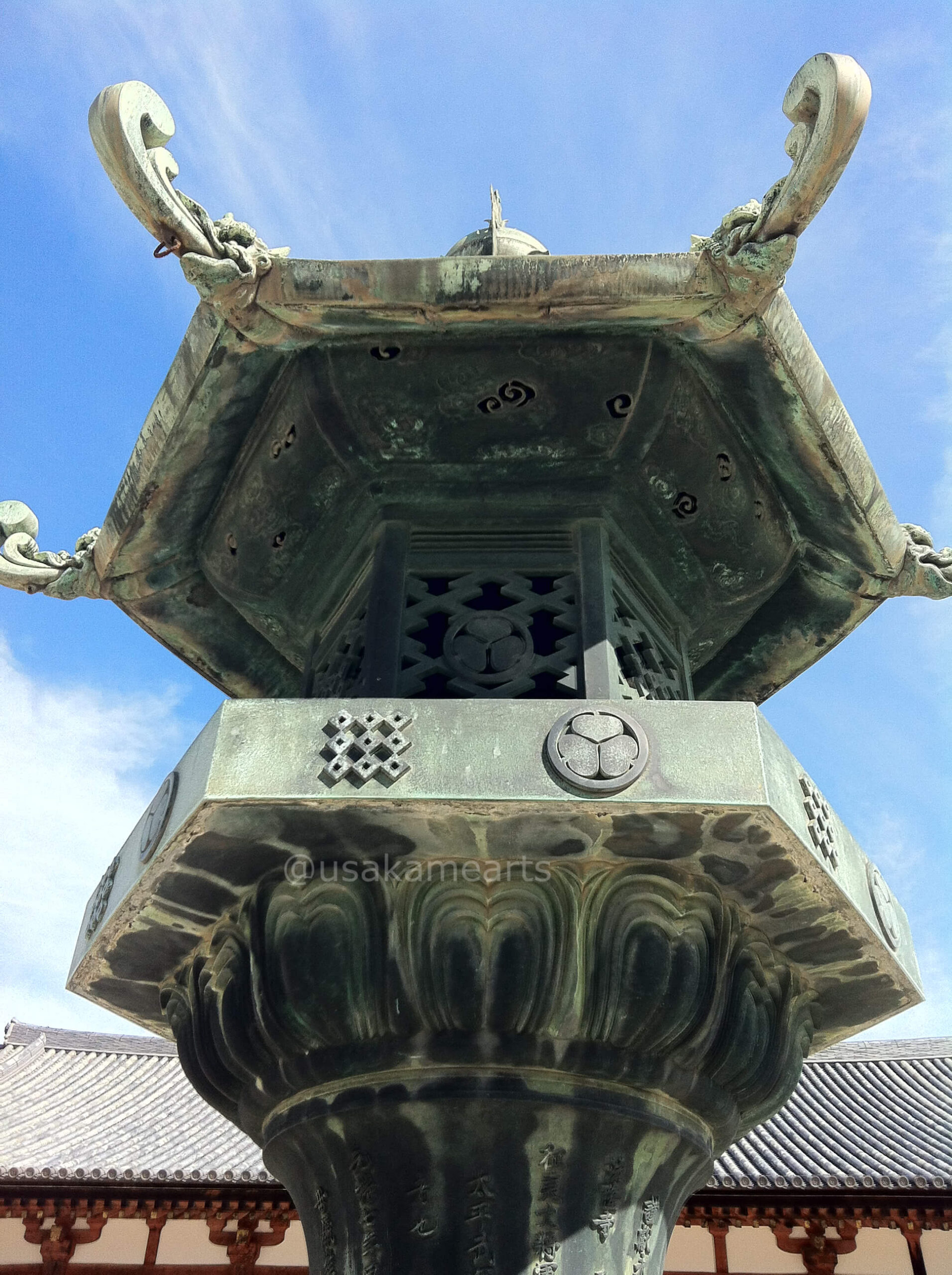 法隆寺の灯籠